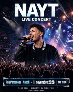 Concerto Nayt a Napoli 11 novembre 2026 al PalaPartenope - Noi Individui Tour 2026 live